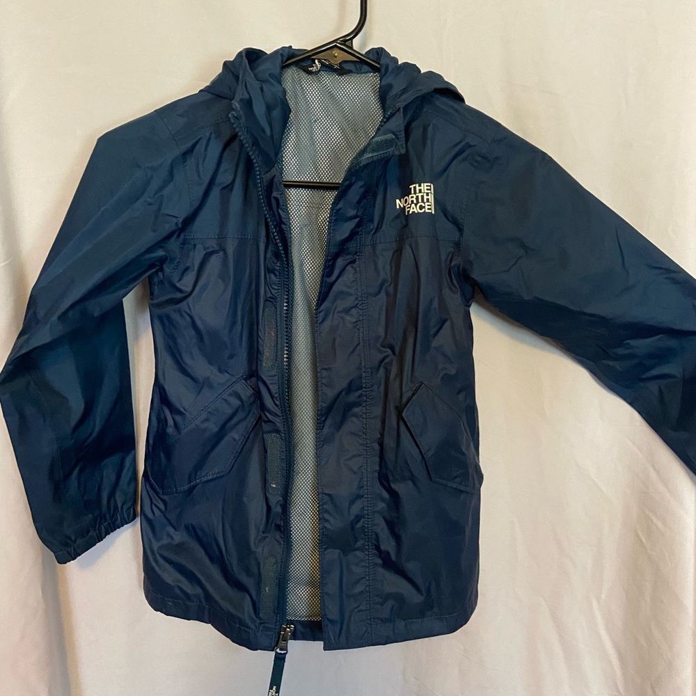 The North Face Kids Blue Raincoat